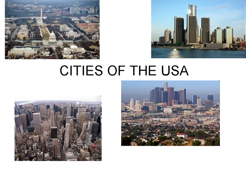 CITIES OF THE USA